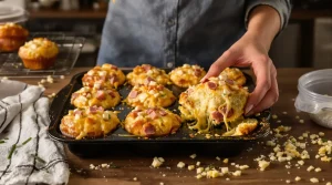 « Je les prépare le dimanche soir » : mes muffins fromage-jambon parfaits pour tous mes déjeuners de la semaine