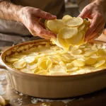 Pas besoin de noyer mon gratin dauphinois dans la crème : il reste délicieusement fondant avec le bon geste