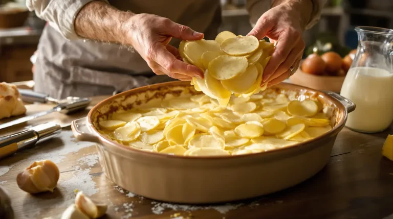 Pas besoin de noyer mon gratin dauphinois dans la crème : il reste délicieusement fondant avec le bon geste